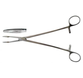 Корнцанг Майєра, з кремальєрою, прямий, 260 мм